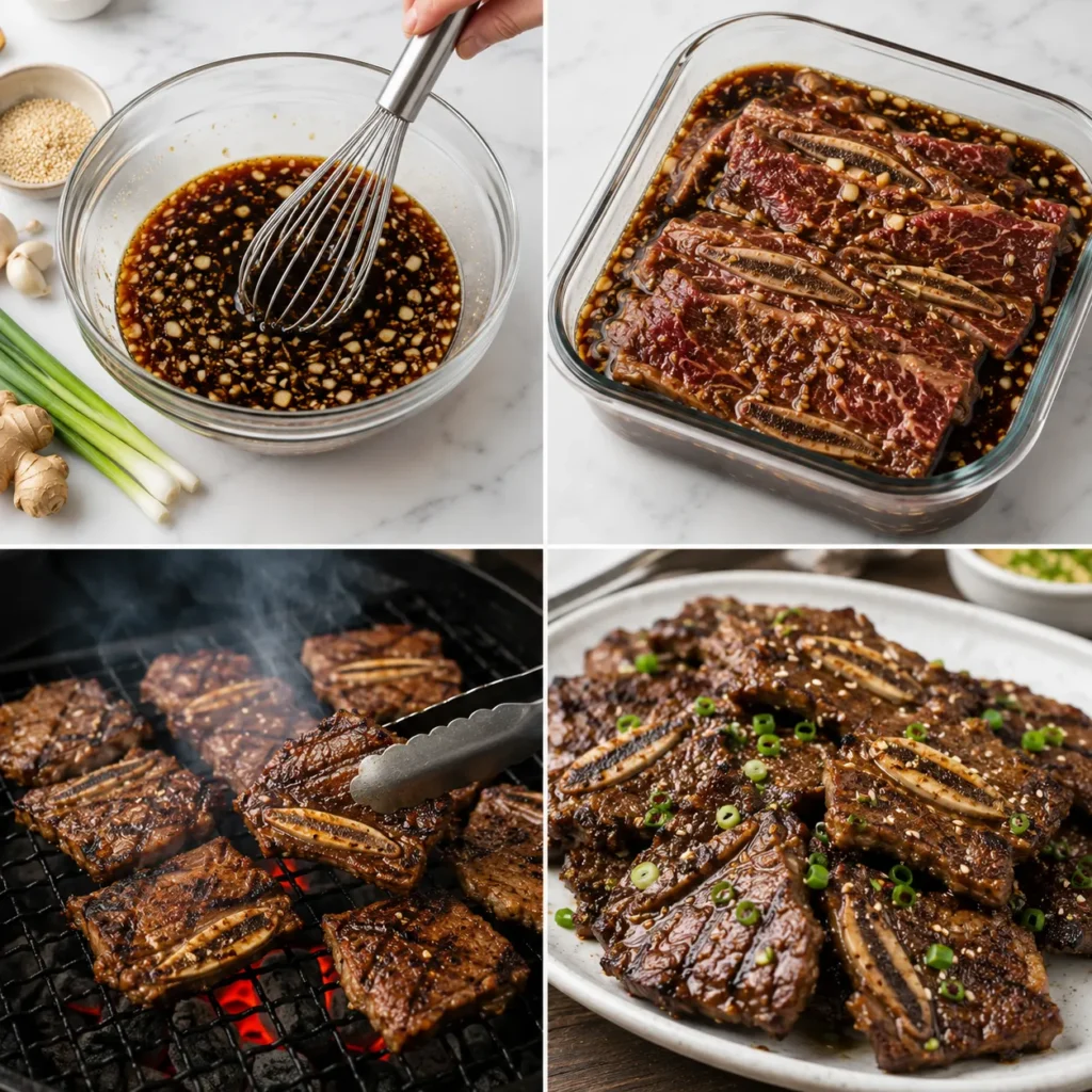Tender Korean Galbi Recipe for Sweet Savory Grilled Beef 2 step 25