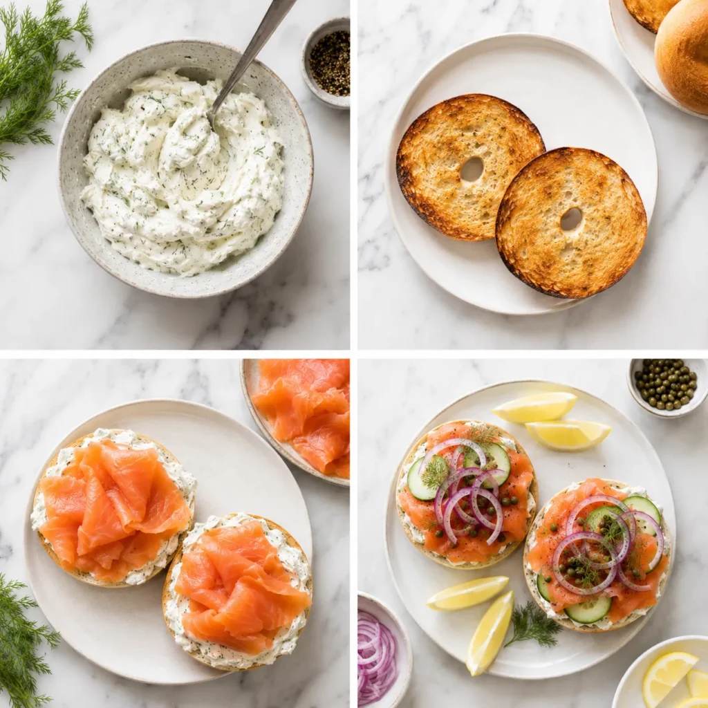 Classic Smoked Salmon Bagel Recipe for Fresh Brunch Flavor 2 step 26