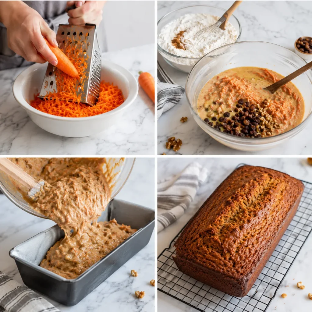 Moist Carrot Bread Recipe for Sweet Spiced Baking 2 step 30