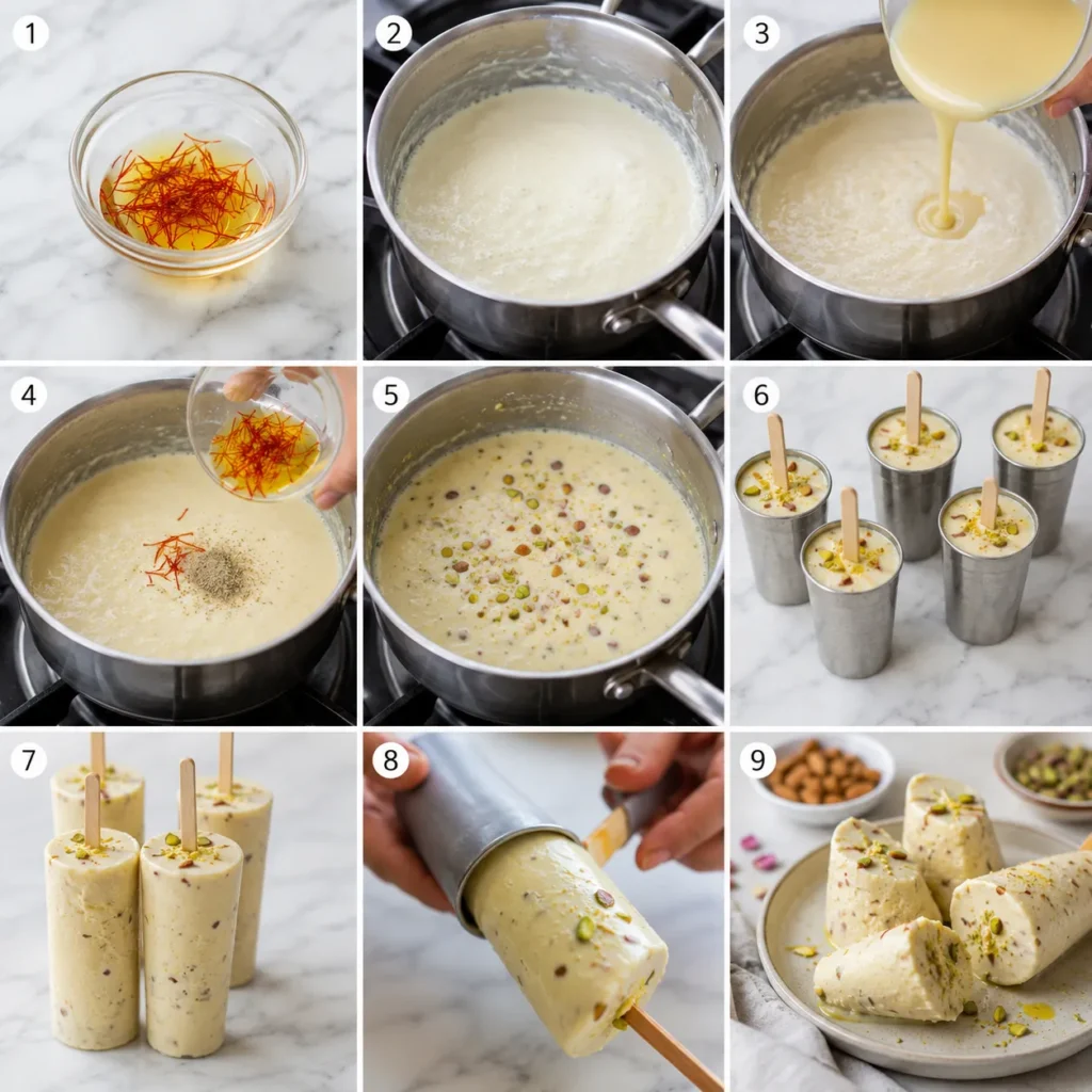 Creamy Kulfi Recipe for Traditional Indian Frozen Treat 2 steps 10