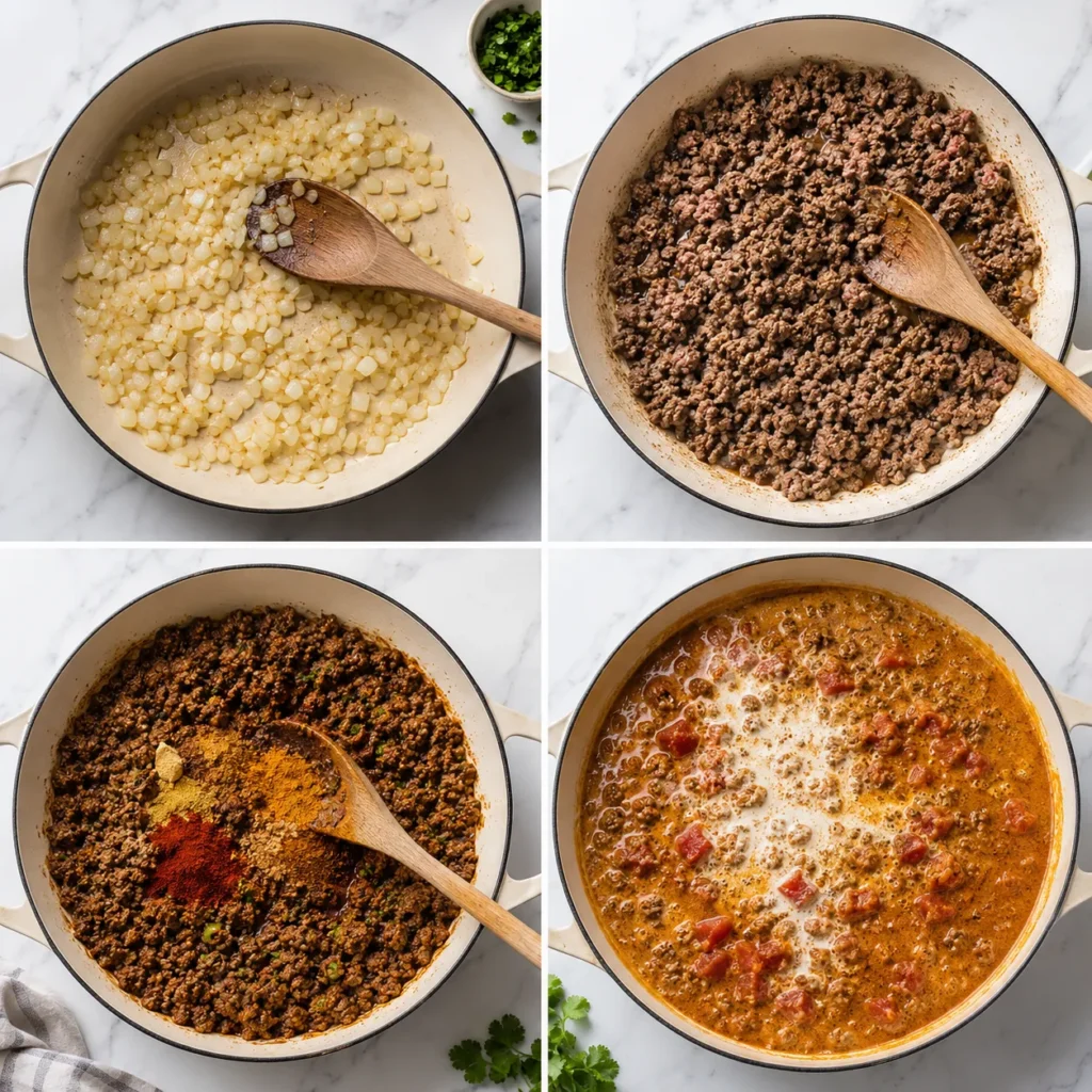 Spiced Ground Beef Curry Recipe for Rich Flavorful Meals 2 steps 7